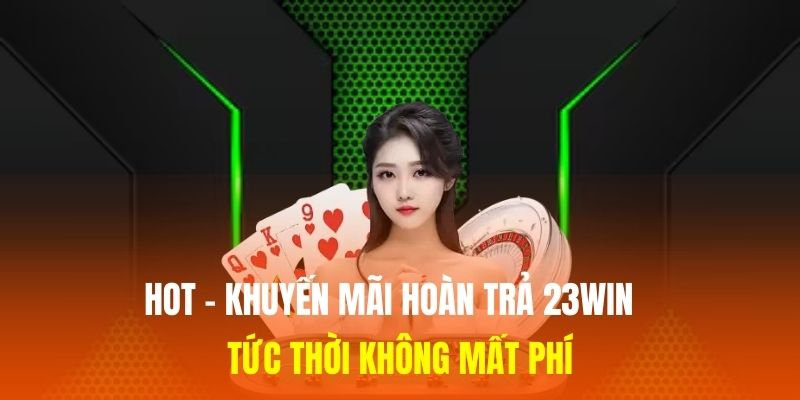 HOT - Khuyến Mãi Hoàn Trả 23WIN Tức Thời Không Mất Phí